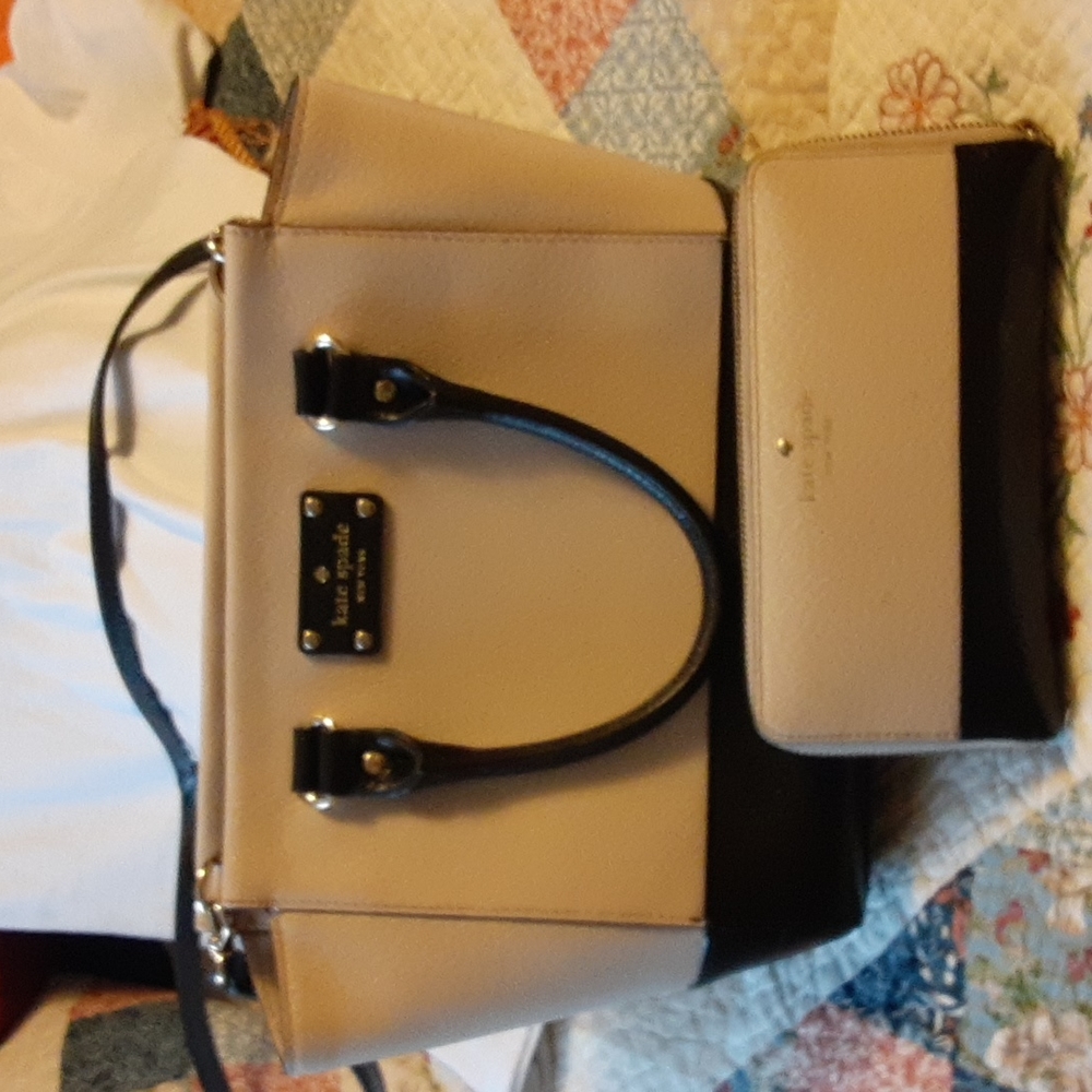 KATE SPADE crossbody and matching wristlet/wallet